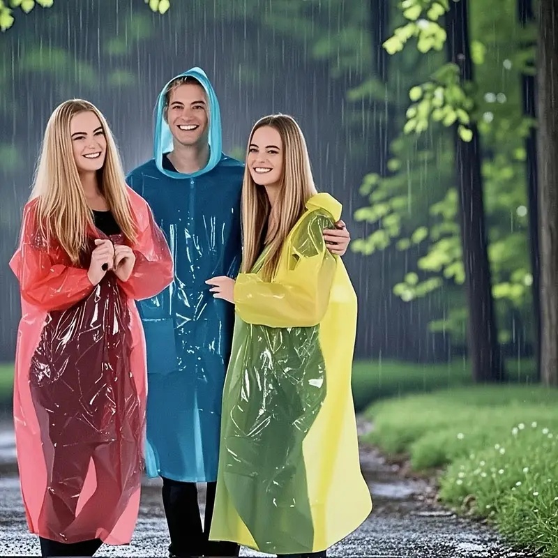 15/30PCS Randomly Colored Disp - đánh giá và giá Emergency Poncho Rain