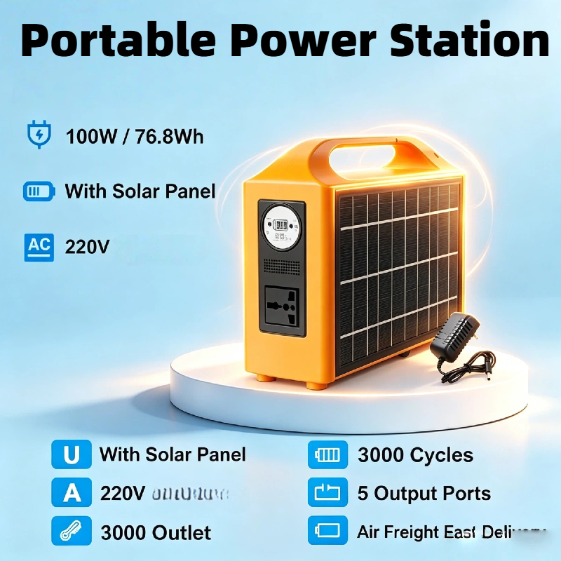 100W LiFePO4 Portable Power St - đánh giá và giá Solar Emergency Charger