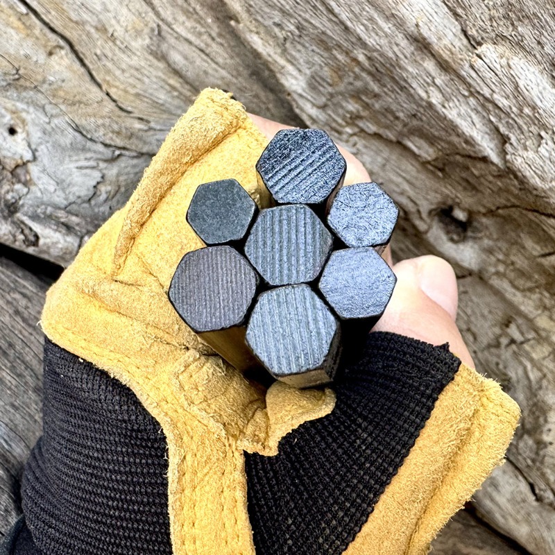 Hand Woven Rope Hexagonal Flin - đánh giá và giá Fire Starting Kit